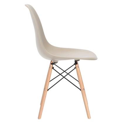 Imagem de KIT - 2 x cadeiras Charles Eames Eiffel DSW - Base de madeira clara