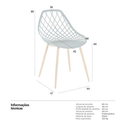 Imagem de KIT - 2 x cadeiras Clarice - Cleo