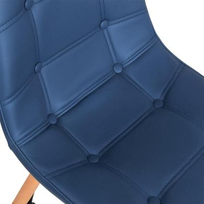 Imagem de KIT - 2 x cadeiras estofadas Eames Eiffel Botonê - Base de madeira clara