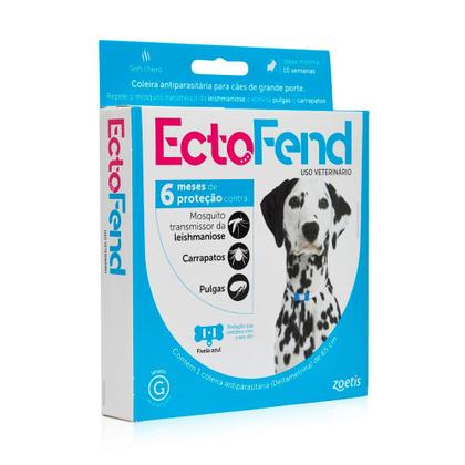 Imagem de Kit 2 x coleira ectofend g azul