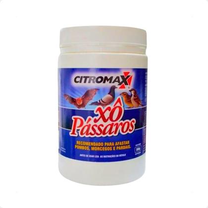 Imagem de Kit 2 Xô Pássaros Citromax Livre de Pássaros - 500g