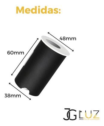 Imagem de Kit 20 Balizador Embutir Led 2w Redondo Escada / Parede Bvt