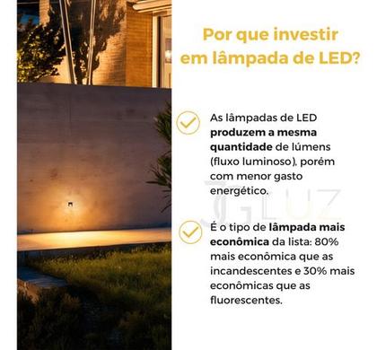 Imagem de Kit 20 Balizador Embutir Led 2w Redondo Escada / Parede Bvt
