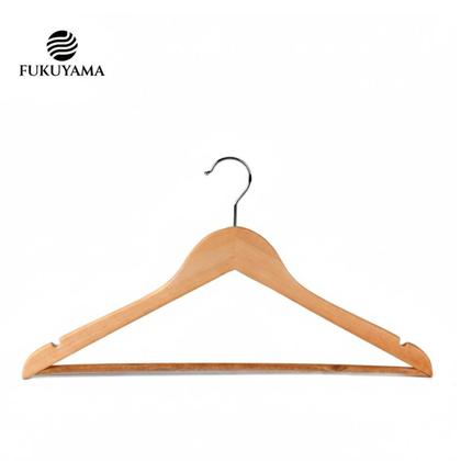 Imagem de Kit 20 Cabide De Madeira Marfim Organizador Closet Fukuyama