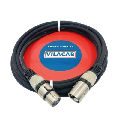 Imagem de Kit 20 Cabos Microfone Xlr / Dmx Balanceado 50 Centímetros