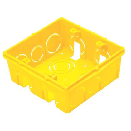 Imagem de Kit 20 Caixas de PVC 4X4 Amarela 57500042 Tramontina