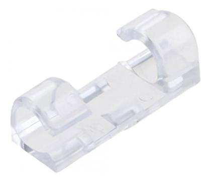 Imagem de Kit 20 Clips Organizador Fixador Adesivo De Cabo Fios Parede