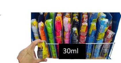 Imagem de Kit 20 Copo Americano P/  Bebida 30ml  Rosa Pink Gin Whisky