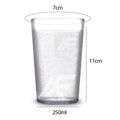 Imagem de Kit 20 Copos Policarbonato Inquebrável 250ml Anti Impacto