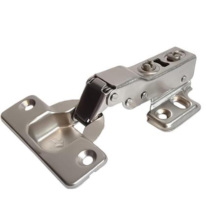 Imagem de Kit 20 Dobradiças Curvas Para Moveis Pistão Amortecedor 35Mm