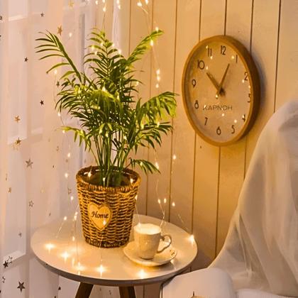 Imagem de Kit 20 Fio de Fada 30 Leds 3 Metros Cordão Luz Amarela Festa