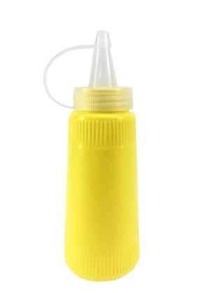 Imagem de Kit 20 frascos de mostarda plástica  amarelo - Lider Pauli/Stamplas