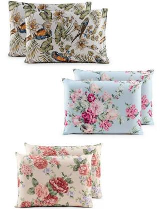 Imagem de Kit 20 Fronhas Para Travesseiro Estampas Variadas Lindas Poliester