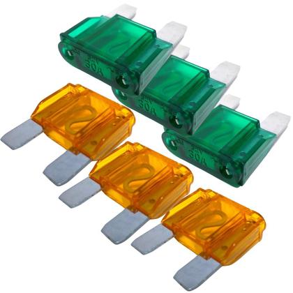 Imagem de Kit 20 fusiveis max grande de 30 e 40 amperes 10 unidades cada