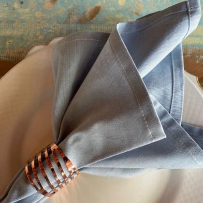 Imagem de Kit 20 Guardanapos De Tecido Pano Oxford 35x35cm Mesa Posta