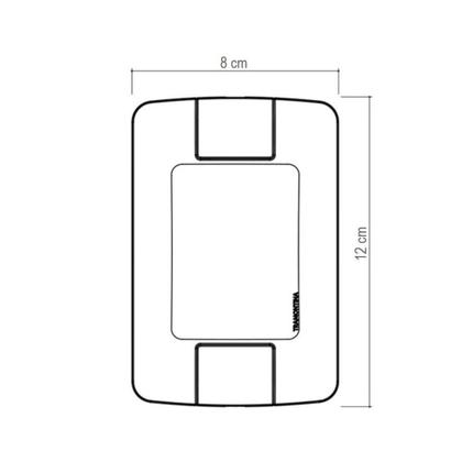 Imagem de Kit 20  Interruptor Simples +1 Tomada 20A Tramontina Aria