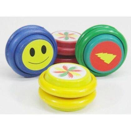 Imagem de Kit 20 Ioiô Grande Coloridos Brinquedo Infantil Lembrancinha Doação