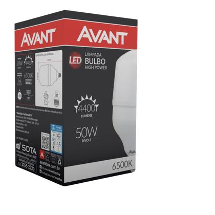 Imagem de Kit 20 lampadas led hp 50w avant branca fria casa e comercio