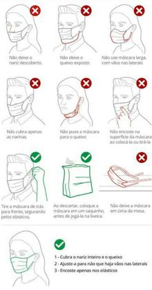 Imagem de Kit 20 Mascara De Tecido Duplo Algodão Lavável Reutilizável