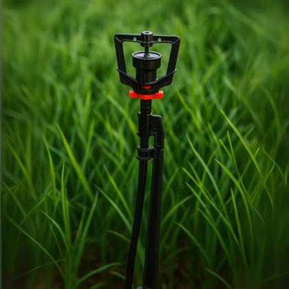 Imagem de Kit 20 Micro Aspersores Bailarina Anti-inseto Completo com estaca Universal  p/ Jardim, Estufas, Horta e Alta Durabilidade