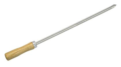 Imagem de Kit 20 mini espeto churrasco coraçao inox 39 cm churrasquinho matrinox