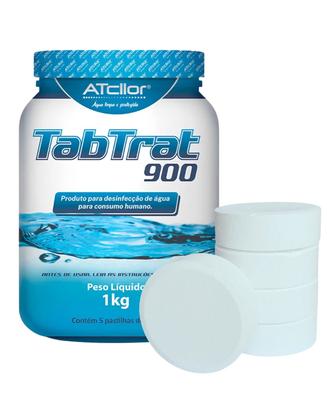 Imagem de Kit 20 Pastilhas 200g Tratamento Água Consumo TabTrat 900