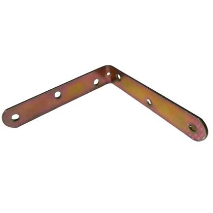 Imagem de Kit 20 Pç Cantoneira L Reforço Moveis 10cm 100 Parafusos 