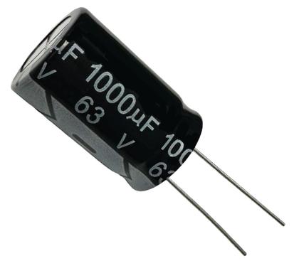 Imagem de Kit 20 pçs - capacitor eletrolitico 1000x63v - 1000 uf x 63v