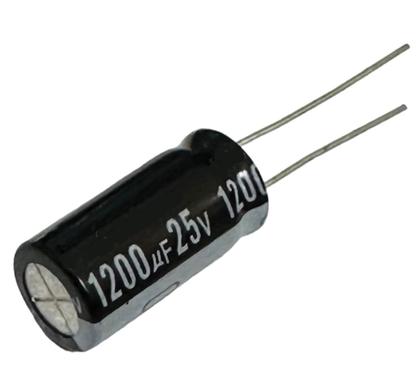 Imagem de Kit 20 pçs - capacitor eletrolitico 1200x25v - 1200uf x 25v