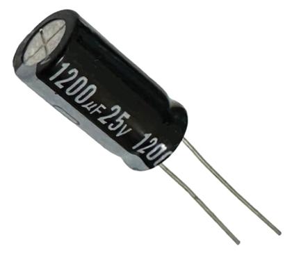 Imagem de Kit 20 pçs - capacitor eletrolitico 1200x25v - 1200uf x 25v