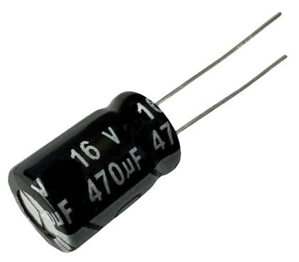Imagem de KIT 20 PÇS CAPACITOR ELETROLITICO 470X16V - 470UF X 16V 105º