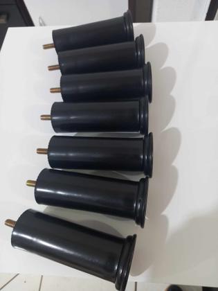 Imagem de Kit 20 Pés Pretos para Cama Box 12cm Altura