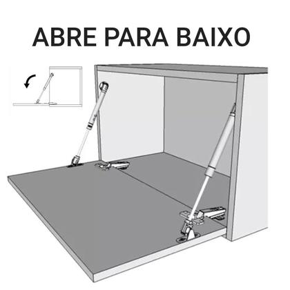 Imagem de Kit 20 Pistão A Gás Inverso 245Mm 60N 6Kg P Porta De Armário