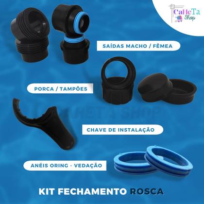 Imagem de Kit 20 Placas 3mt Aquecedor Solar Piscinas Ts Solar Rosca 