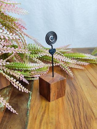 Imagem de Kit 20 Porta Retrato Mini Madeira Plástico 15cm Lembrancinha