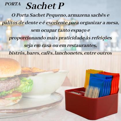 Imagem de Kit 20 Porta Sachê Palitos Açúcar Adoçante de Mesa Balcão Bancada Organizador Suporte Multiuso
