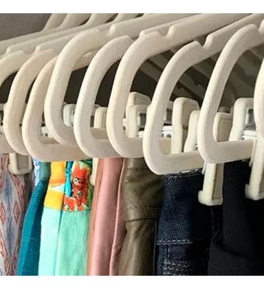 Imagem de Kit 20 Presilhas de Veludo P/ Cabides Prendedor Saia Calça