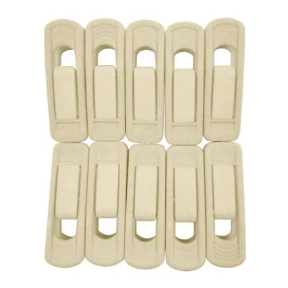 Imagem de Kit 20 Presilhas de Veludo P/ Cabides Prendedor Saia Calça