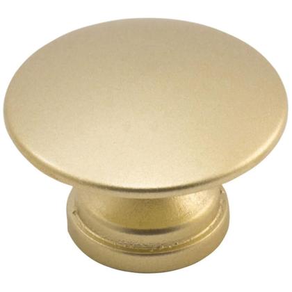 Imagem de Kit 20 Puxadores Móveis Botão Ponto Dourado 3x2cm Redondo Zamac Tucson Torralba