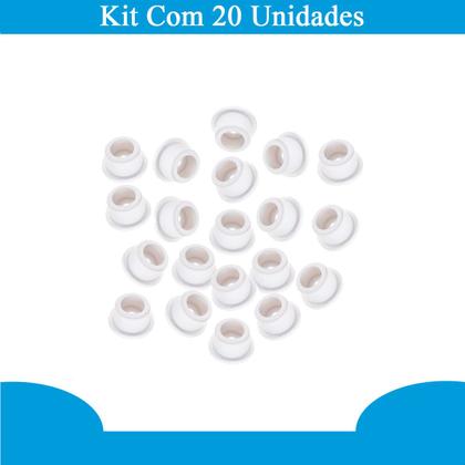 Imagem de Kit 20 Redutores De Vazão C/ Furo 2,5mm P/ Chuveiro Torneira