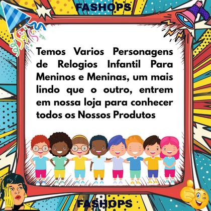 Imagem de kit 20 Relógio Digital Led Infantil A Prova D'água Turma do Sonic Personagens Crianças Menino Menina
