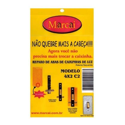 Imagem de KIT 20 Reparo Abas Caixinha De Luz 4x2 Rápido Prático Marcai