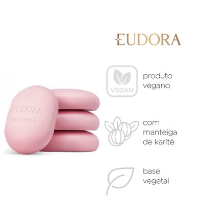 Imagem de Kit 20 Sabonete Vegetal em Barra Perfumado Eudora Instance Frutas Vermelhas 80g