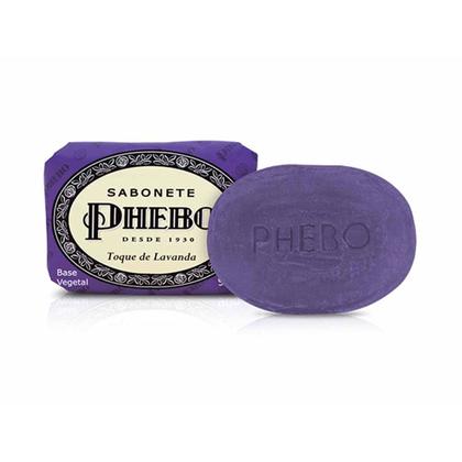 Imagem de Kit 20 Sabonetes em Barra Toque de Lavanda Glicerina Vegetal Vegano Phebo 90g