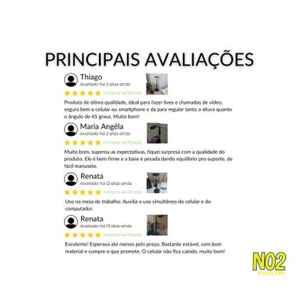 Imagem de Kit 20 suporte para celular de mesa articulado 360 no2problems