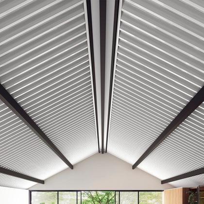 Imagem de Kit 20 Telhas Sanduiche Ondulada sem Forro 244cm X 100cm X 1,5cm com Isolamento Térmico em Pir - Kingspan