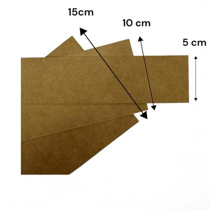 Imagem de Kit 20 Tiras Shiplap MDF 3mm Decoração Parede