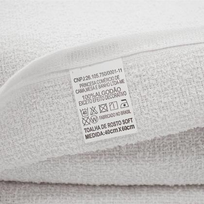 Imagem de Kit 20 Toalhas de Rosto Para Salão de Beleza Soft - 40x60cm - Princesa - Atacado