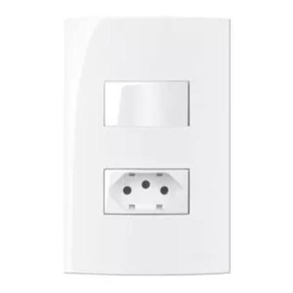 Imagem de Kit 20 Tomadas e Interruptores Sleek 4x2 Branca Completa - Margirius