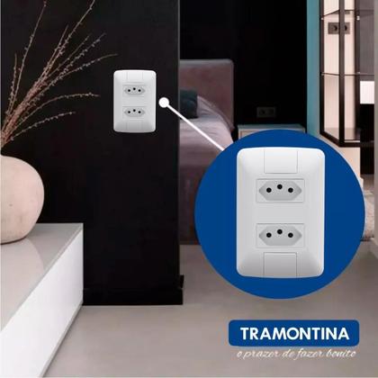 Imagem de Kit 20 Tomadas Tramontina 10a Aria